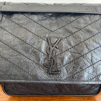Medium Niki Black Leather