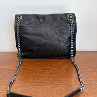 Medium Niki Black Leather
