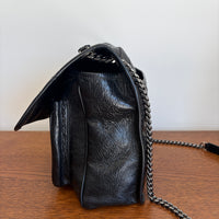 Medium Niki Black Leather