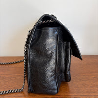 Medium Niki Black Leather