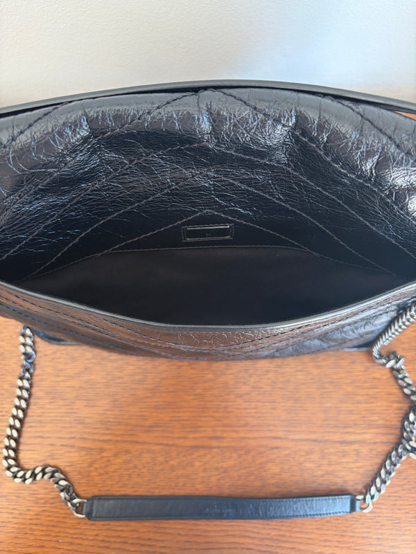 Medium Niki Black Leather