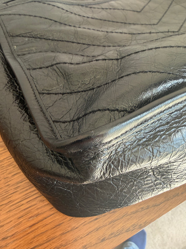 Medium Niki Black Leather
