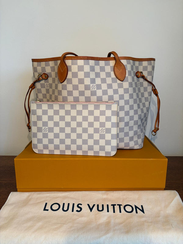 Louis Vuitton Neverfull MM Damier Azur