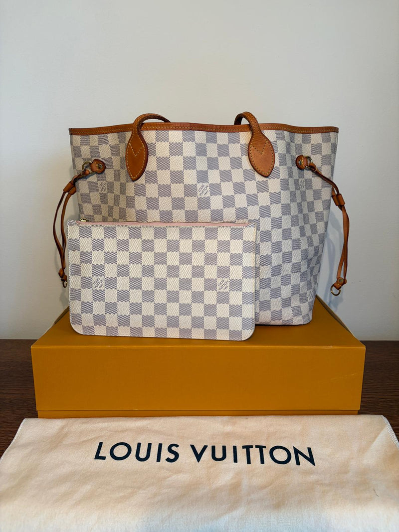 Louis Vuitton Neverfull MM Damier Azur