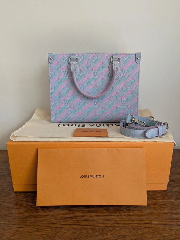 Louis Vuitton Onthego PM Stardust Lilas Iridescent Monogram Limited Edition